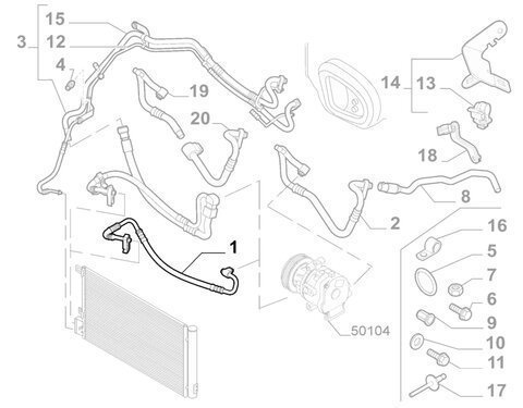 Hadice klima 51821922