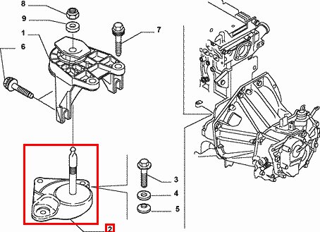 Držák převodovky orig.