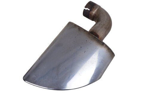 Koncovka výfuku pravá (oval, chrom) 7P6253682S