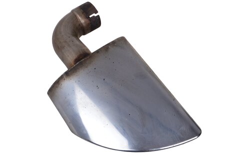 Koncovka výfuku levá (oval, chrom) 7P6253681S