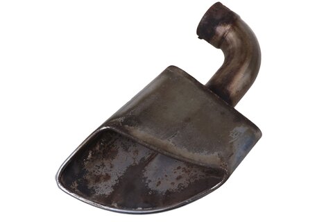 Koncovka výfuku levá (oval, chrom) 7P6253681S