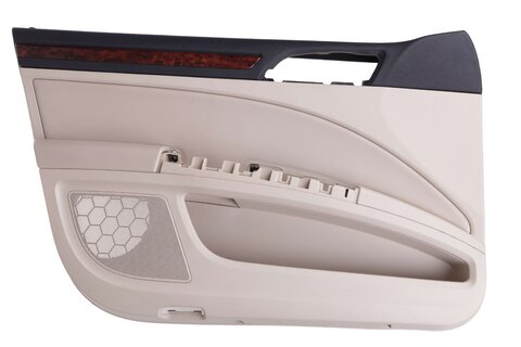 Panel dveří přední levý kůže béžový 3T0867011A
