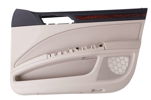 Panel dveří přední pravý kůže béžový 3T0867012A