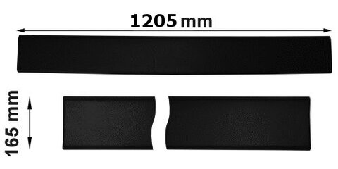 Lišta boční bočních dveří pravá P ( bočnice L) 1205 mm
