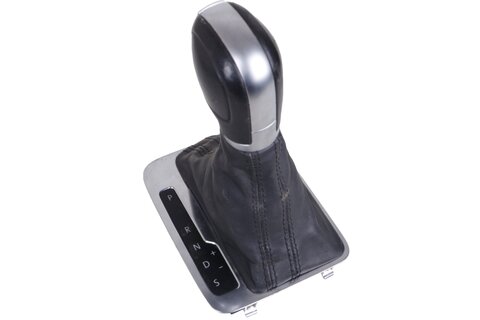 Hlavice řadicí páky pro automatickou převodovku černá/hliník 7P1713203ATVJ