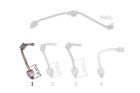 Trubička vstřikování paliva (válec 1)