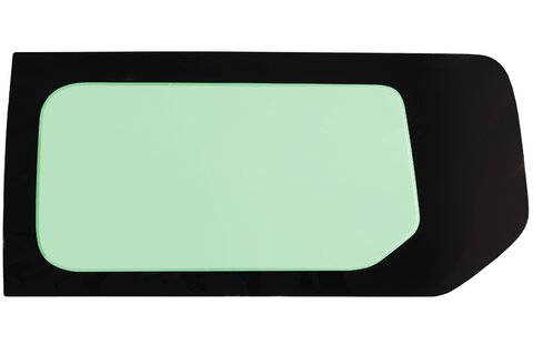 Sklo boční zadní - levé, světle zelené, bez antény BK21-B29741-AE