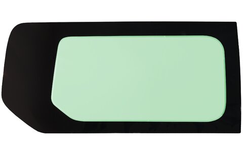 Sklo boční zadní - pravé, světle zelené, bez antény BK21-B29740-AE