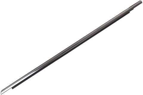 Stírací těsnění skla předních dveří - vnější, levé, chrom (sametka) DS73-F20563-CB