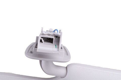 Sluneční clona s osvětleným zrcátkem pravá, světle šedá 964008867R