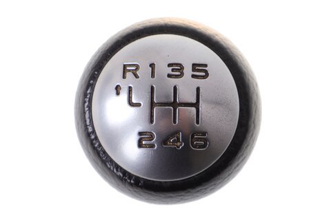 Hlavice řadící páky černá kůže 2403AG