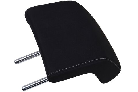 Opěrka hlavy - zadní, střed (černá + šedá nit) DS73-F501A02-AB