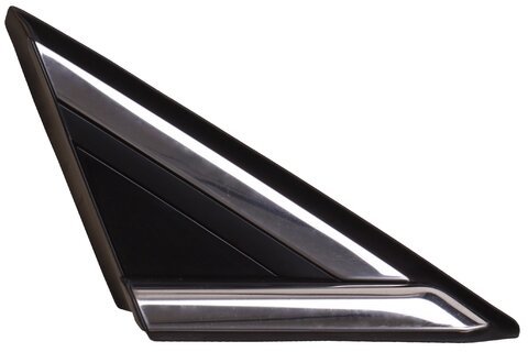 Kryt zpětného zrcátka - pravý, trojúhelník (chrom) DS73-F16004-BD