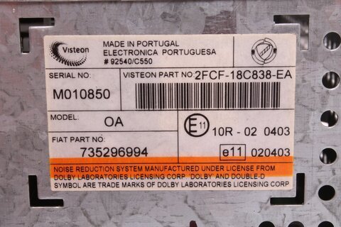 Autorádio kazetové (MC) OA