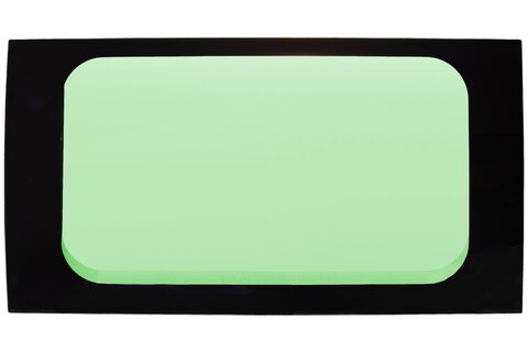 Sklo boční středové - levé, pevné, světle zelené (1175 x 630 mm) 1C15-B29751-AF