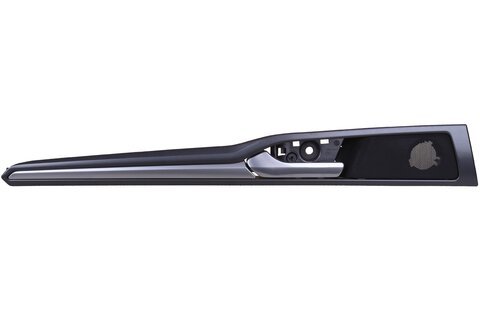 Vnitřní klika zadních dveří - levá, mat. chrom + tm. šedá DS73-F266B35-FF