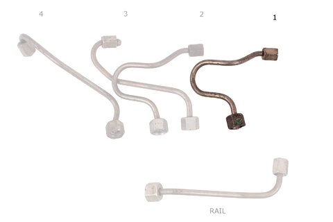 Trubička vstřikování paliva CF3 (válec 1)