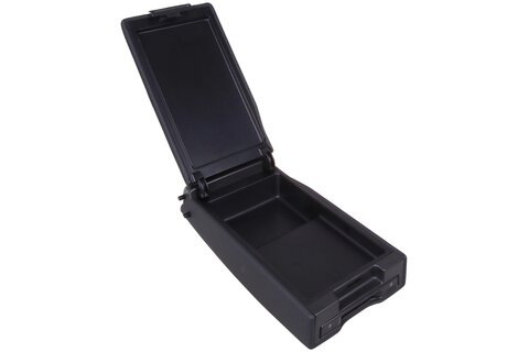 Loketní opěrka zadní s držákem nápojů kožená 4F0885081AD25D