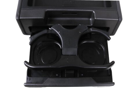 Loketní opěrka zadní s držákem nápojů kožená 4F0885081AD25D