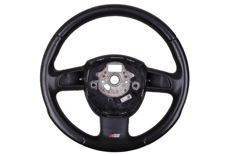 Volant multifunkční tříramenný kožený perforovaný (S-line) 8K0419091AK