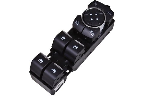 Tlačítka stahování oken a ovládání zrcátek (černá) DG9T-14540-DD