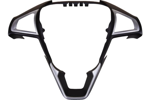 Přední kryt volantu - černý (kůže) ES73-3F910-CD