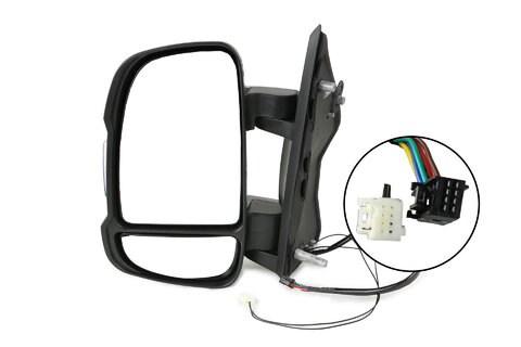 Zrcátko levé elektricky ovládané krátké + senzor (80 mm)