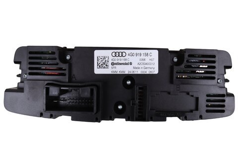 Panel ovládání automatické klimatizace zadní (bez výhřevu sedadel) 4G0919158M