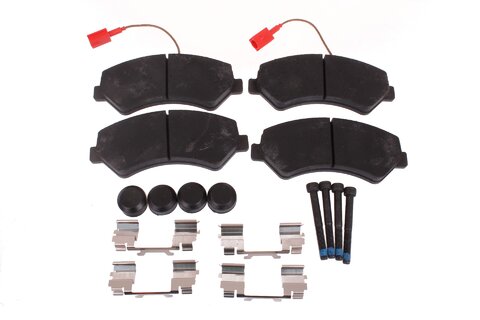 Přední brzdové destičky (17QH, 20Q)