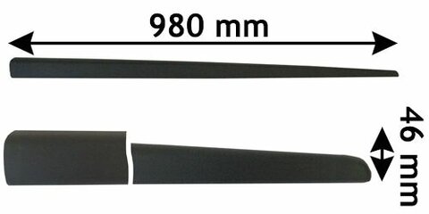 Ozdobná lišta přední levá L 3dv