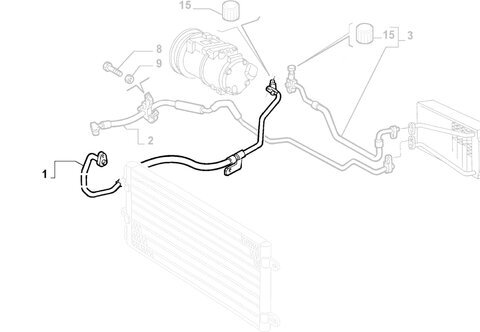 Hadice klima (marelli)