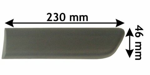 Ozdobná lišta zadní levá L dv