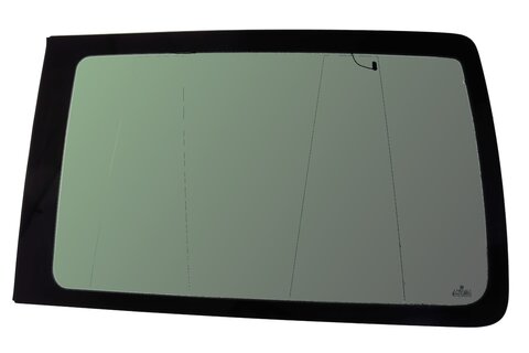 Sklo boční zadní levé tmavě zelené (pro rozvor 3000mm) s anténou 7H5845331AD