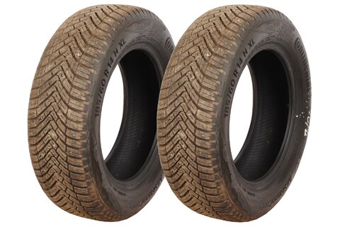 Sada dvou pneumatik CELOROČNÍ 185/60 R14 86H CONTINENTAL AllSeasonContact (7 mm) rok 2024