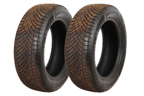 Sada dvou pneumatik CELOROČNÍ 205/55 R16 95V CONTINENTAL AllSeasonContact 2 SSR (7,5 mm) rok 2025