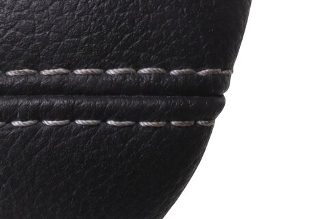 Loketní opěrka - černá kůže + šedá nit F1CB-R045C74-AM