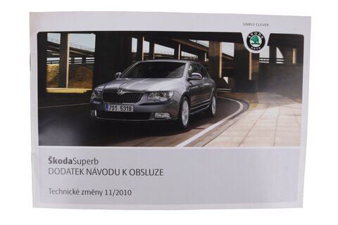 Dodatek návodu k obsluze SUPERB 2 3T0012025NT