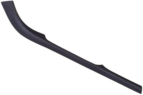 Vrchní lišta středového tunelu - levá, černá kůže + sv. šedá nit, -2019 (Titanium Plus) DS73-F061A17-CL
