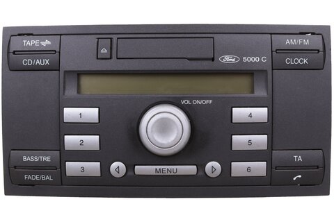 Autorádio RADIO/CASSETTE 5000C 6S61-18K876-BB