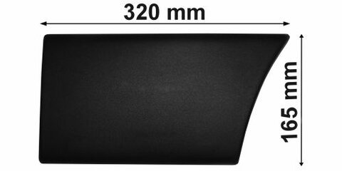 Lišta boční před kolem - dlouhý/střední rozvor levá L