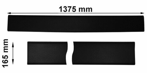 Lišta boční bočních dveří pravá P ( bočnice L)