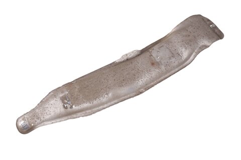 Tepelný kryt výfuku střed 2E0253733B