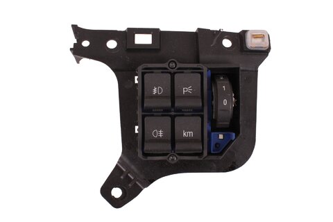 Panel tlačítek (s mlhovými světly, parkovacím světlem, s naklápěním světel, km)