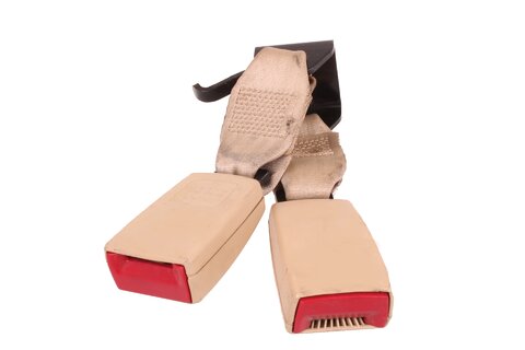 Zámek bezpečnostního pásu zadní centrální béžový