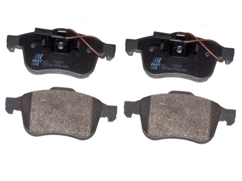 Zadní brzdové destičky se 2 senzory