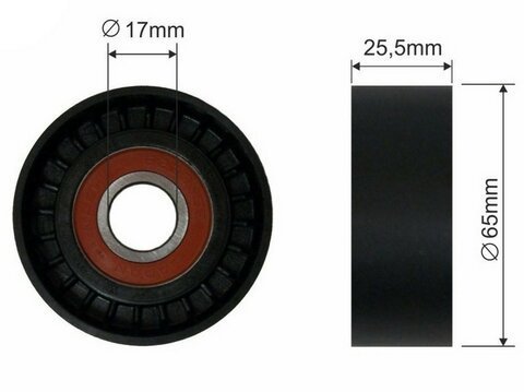 Vodicí kladka klínového řemenu