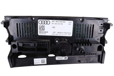Panel ovládání automatické klimatizace (bez výhřevu sedadel) 8K1820043BA