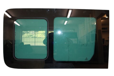 Boční posuvné okno levé tmavě zelené (1020mm) 8569RE