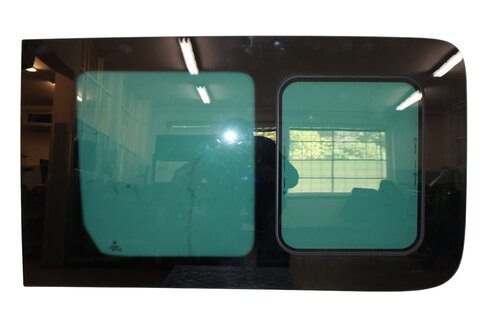 Boční posuvné okno pravé tmavě zelené (1020mm) 8569RE