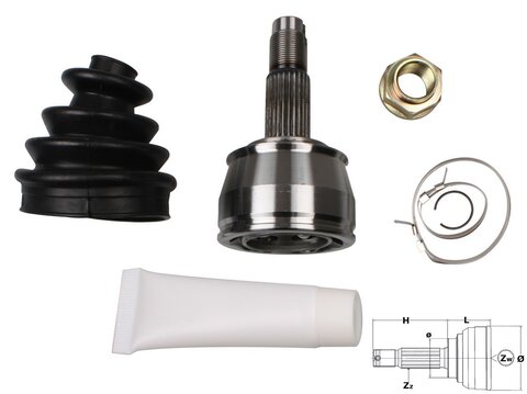 Homokinetický kloub hnací hřídele